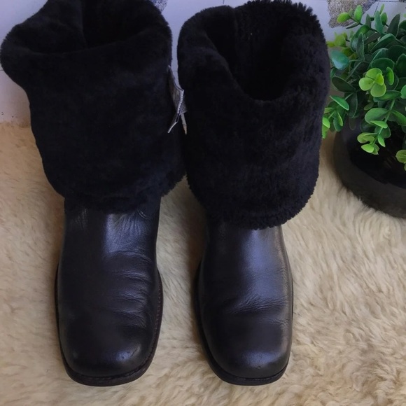 ugg black winter boots
